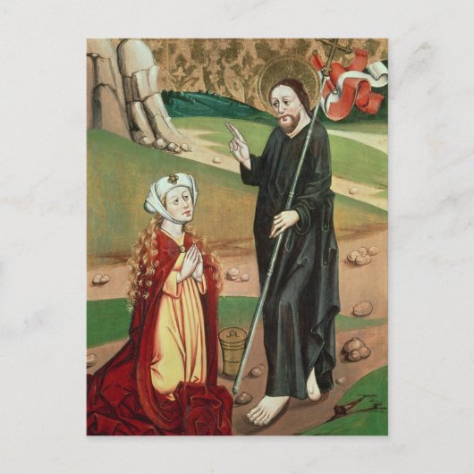 マリア・マグダレネにキリストが現れる ポストカード (正面)