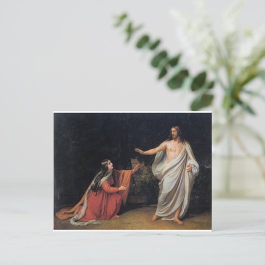 マリア・マグダレネへのキリストの出現 ポストカード (スタンド正面)