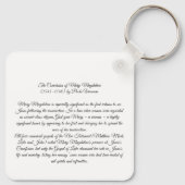 マリア・マグダレンの変換 キーホルダー (裏面)