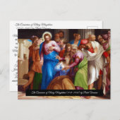 マリア・マグダレンの変換 ポストカード (正面/裏面)