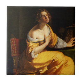 マリア・マグダレン(Artemisia Gentileschi) タイル