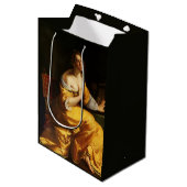 マリア・マグダレン(Artemisia Gentileschi) ミディアムペーパーバッグ (正面アングル)