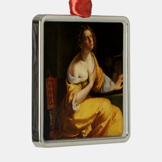 マリア・マグダレン(Artemisia Gentileschi) メタルオーナメント (右)
