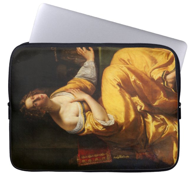 マリア・マグダレン(Artemisia Gentileschi) ラップトップスリーブ (正面)