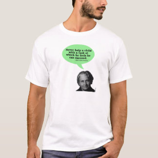 マリア・モンテッソーリの引用文 Tシャツ