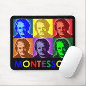 マリア・モンテッソーリの破裂音芸術のマウスパッド マウスパッド (マウス)