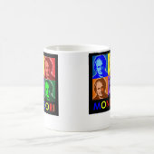 マリア・モンテッソーリの破裂音芸術のマグ コーヒーマグカップ (中央)