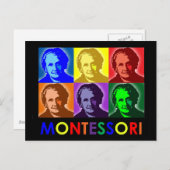 マリア・モンテポップ・アートのッソーアート葉書 ポストカード (正面/裏面)