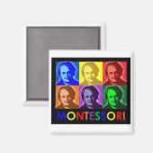 マリア・モンテポップ・アートのッソーラート磁石 マグネット (正面/裏面)