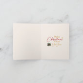 マリア、ヨセフ、ベビー・イエスとの出生 シーズンカード (内部)