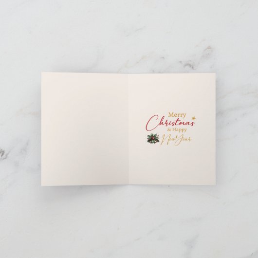 マリア、ヨセフ、ベビー・イエスとの出生 シーズンカード (内部)