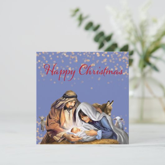 マリア、ヨセフ、ベビー・イエスとの出生 シーズンカード (スタンド正面)