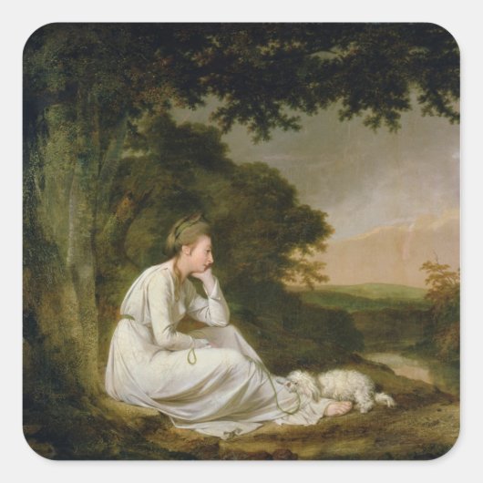 マリア「感傷的な旅」 スクエアシール (正面)