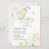 マリア 洗礼 招待状 (正面)