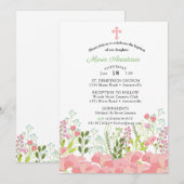 マリア 洗礼 招待状 (正面/裏面)