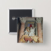 マリアClementina Sobieska 1739年への記念碑 缶バッジ (正面&裏面)