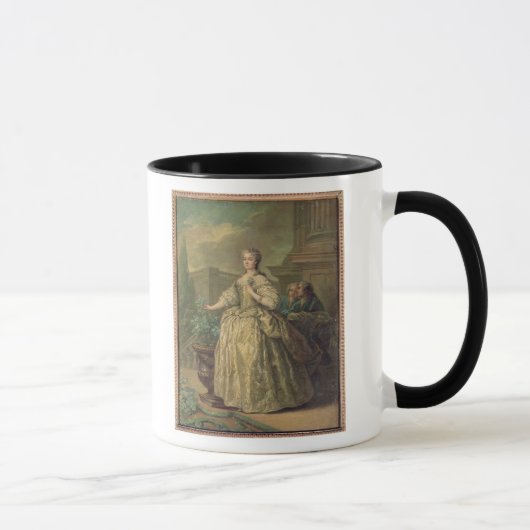マリアLeszczynska 1747年のポートレート マグカップ (右)