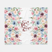 マリアmレター，マリア，マリヤ，マリヤ，マリー フリースブランケット (正面(横))