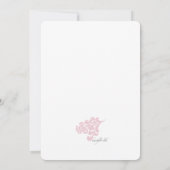 マリアSweet sixteenフォト招待状 招待状 (裏面)