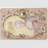 マリインピンクパリフランスのポートレートデクページ 薄葉紙 (正面)