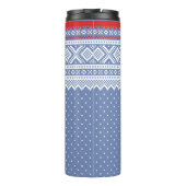 マリウッサンザーセーター模様 タンブラー (裏面)