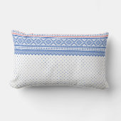 マリウッセンザークリスマスセーターの模様 ランバークッション (正面)