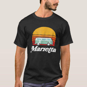マリエッタジョージアヴィンテージヒッパイヴァンサーフスタイルサン Tシャツ