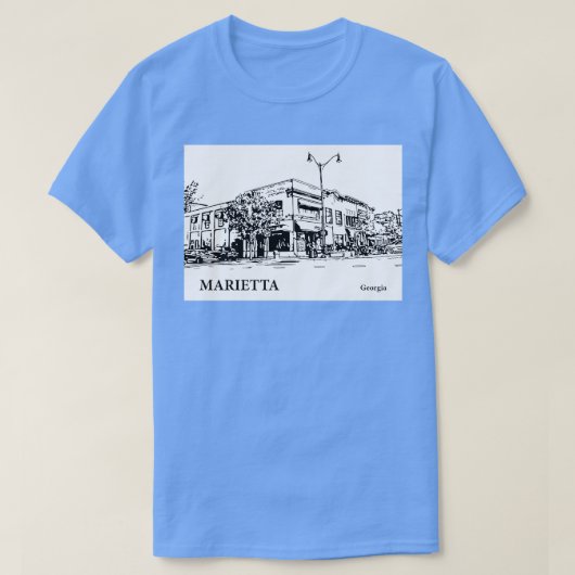 マリエッタジョージアTシャツ3 Tシャツ (デザイン正面)