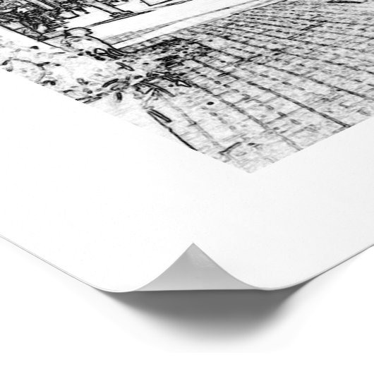 マリエッタスクエアショップズタウンスクエアスモールタウン ポスター (角)