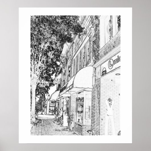 マリエッタスクエアショップズタウンスクエアスモールタウン ポスター (正面)