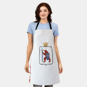 マリエル国旗 エプロン (着用した状態)