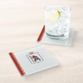 マリエル国旗 ガラスコースター (アングル)