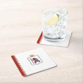 マリエル国旗 スクエアペーパーコースター (インサイチュ)