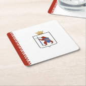 マリエル国旗 スクエアペーパーコースター (アングル)