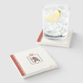 マリエル国旗 ストーンコースター (横)