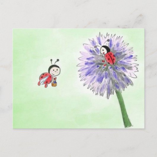 マリエンカファーブルーメンポストカルテグラス ポストカード (正面)