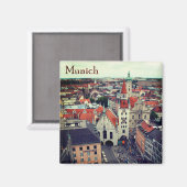 マリエンプラッツのミュンヘン・アルテスラトースのお土産 マグネット (正面/裏面)