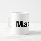 マリオのマグ コーヒーマグカップ (正面左)