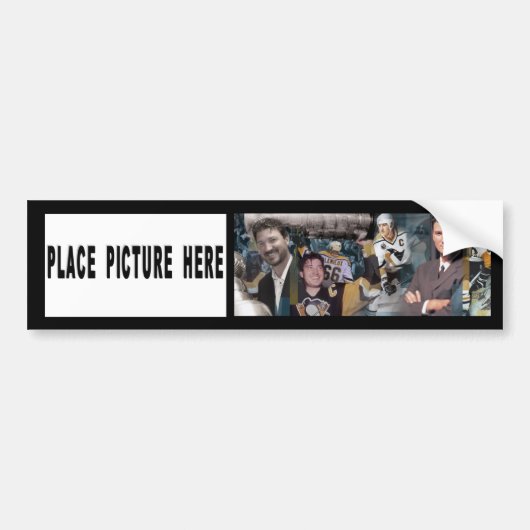 マリオのモザイクバンパーステッカー付/個々の写真 バンパーステッカー (正面)