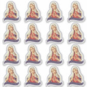 マリオカソリックのビニール切り抜きでイエスへ シール (正面)