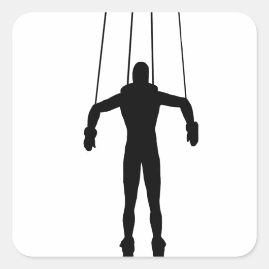 マリオネット人形 スクエアシール (正面)