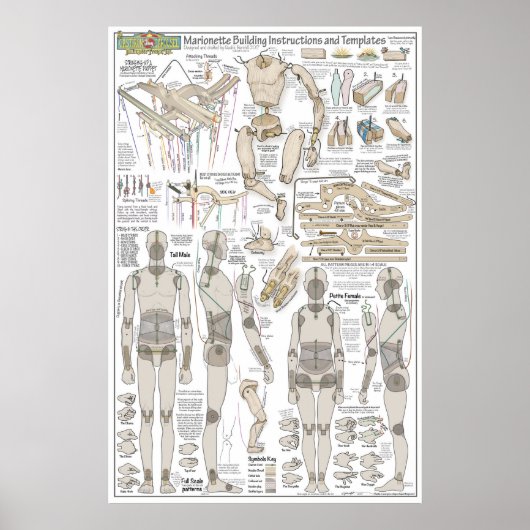 マリオネット建物プラン ポスター (正面)