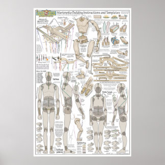 マリオネット建物プラン ポスター