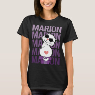 マリオンという名の愛らしい猫 Tシャツ