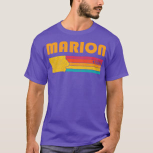マリオンアイオワヴィンテージ動揺して土産 Tシャツ