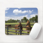 マリオン郡のサラブレッドの馬農場 マウスパッド (マウス)