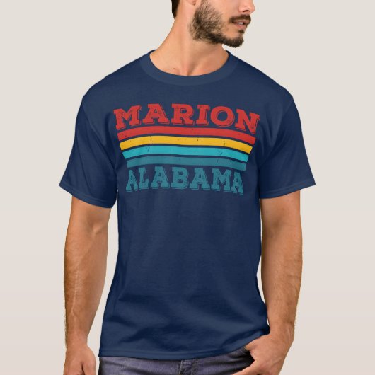 マリオン アラバマ 愛の記念品 レトロ ヴィンテージ 70年代 Tシャツ (正面)