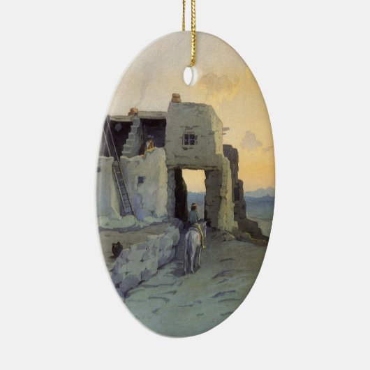 マリオン・カバフ・ウォーチェルによるワルピの夕べ セラミックオーナメント (右)