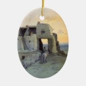 マリオン・カバフ・ウォーチェルによるワルピの夕べ セラミックオーナメント (正面)