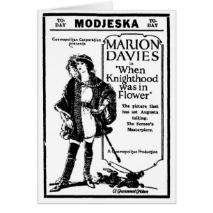マリオンDaviesの騎士の爵位の花1923年